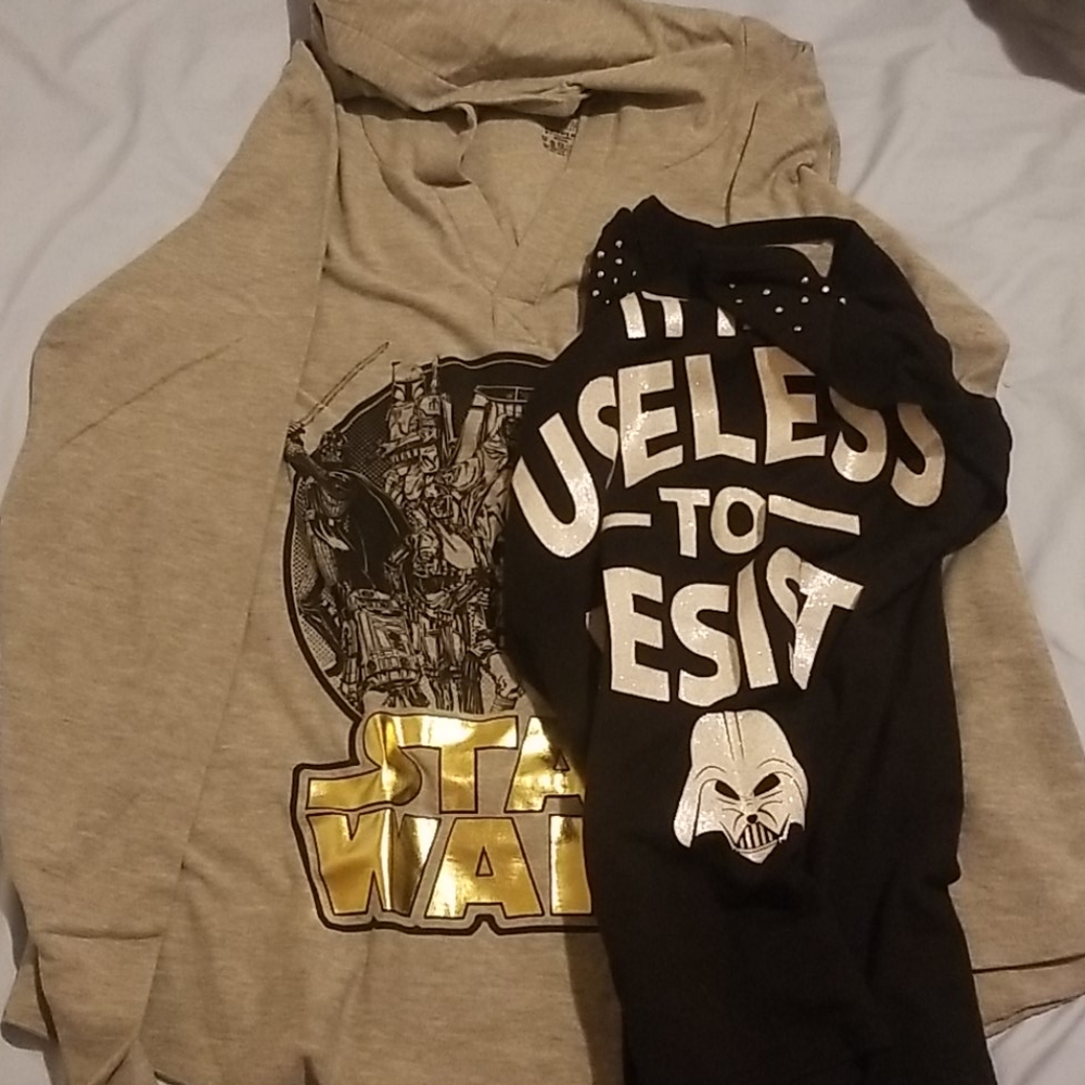 Star wars set long sleeve top and tank